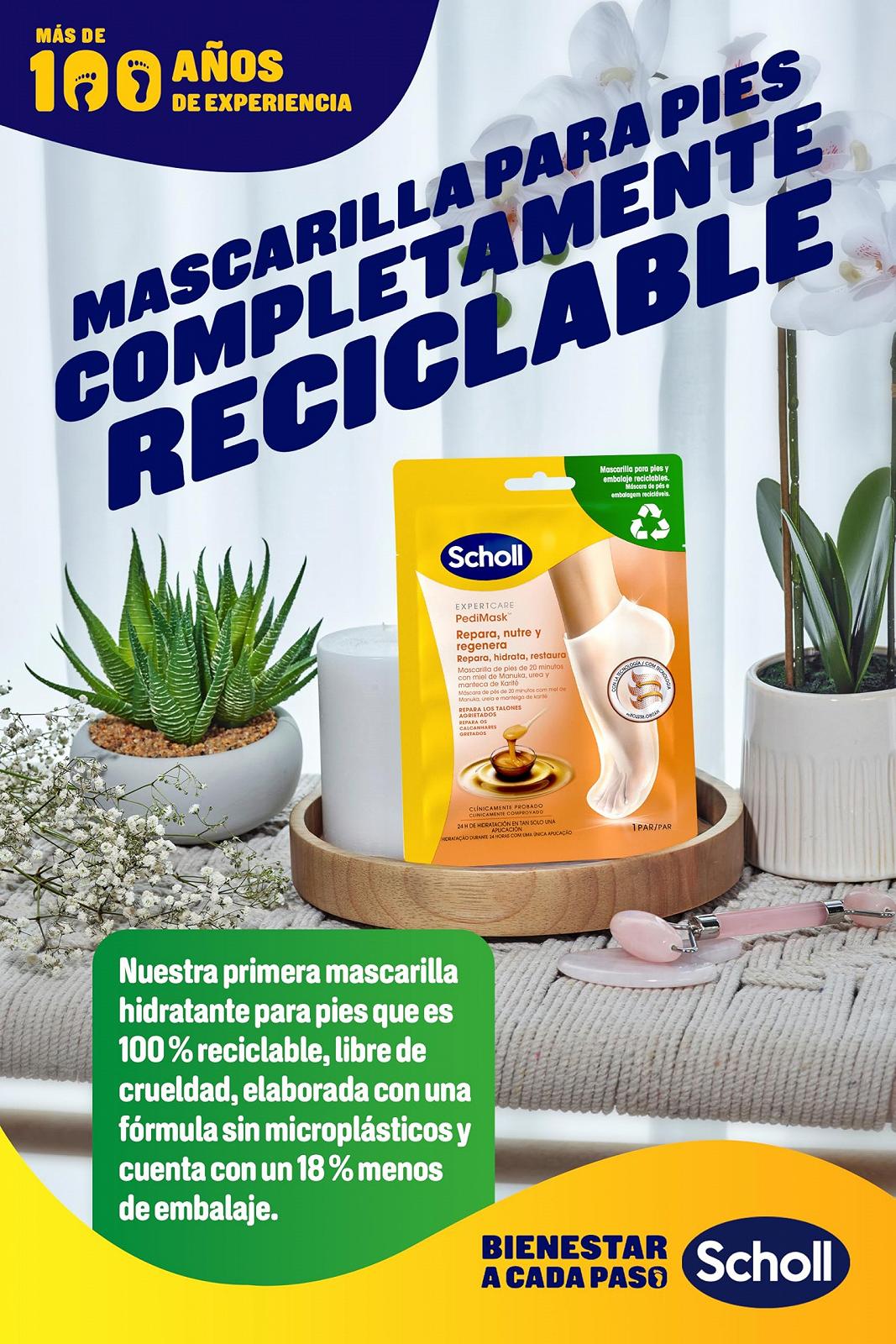 Маска для ног Scholl PediMask PediMask для мягкости стоп с медом манука Глубокое увлажнение, фото №5