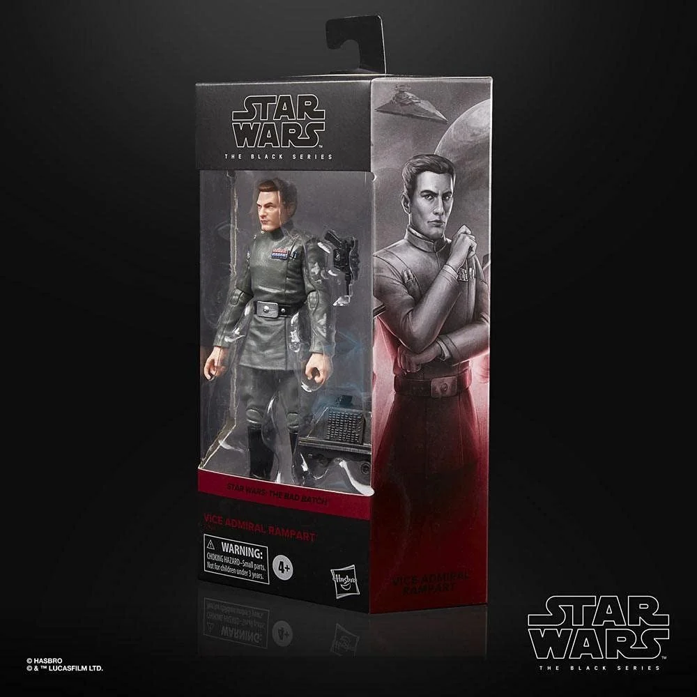 Фигурка Star Wars The Black Series The Bad Batch Vice Admiral Rampart 15 см, фото №2