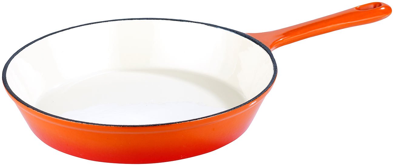 Набор Tornwald-Schmiede 4 шт. Чугунные кастрюли и сковородки Оранжевый, фото №4