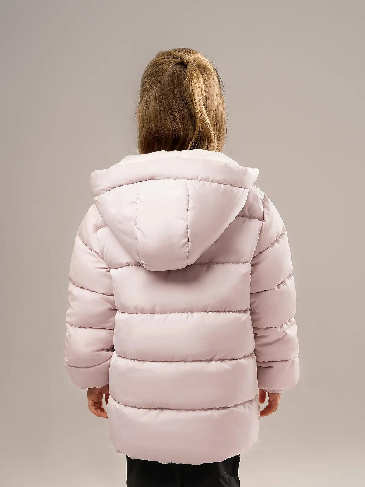 Зимова куртка для дівчат maoo garden, легка стьобана куртка з флісовою підкладкою, водовідштовхувальна, фото №3