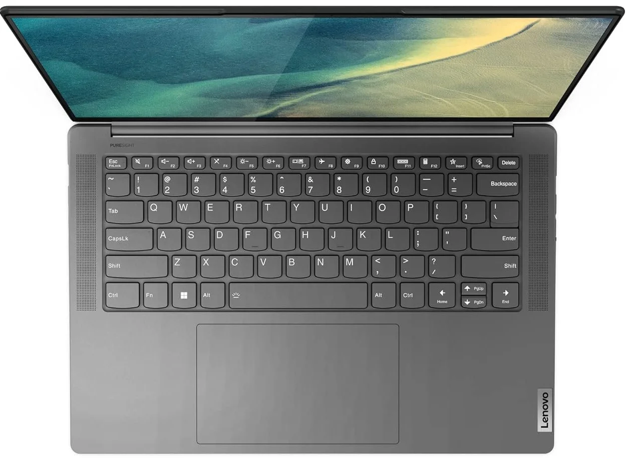 Ультрабук 14.5" Lenovo Yoga Slim 7 ProX (14ARH7) AMD Ryzen 5 6600HS RAM 16GB SSD 512GB 12год батарея Win11 Алюмінієвий корпус (UKR), фото №2