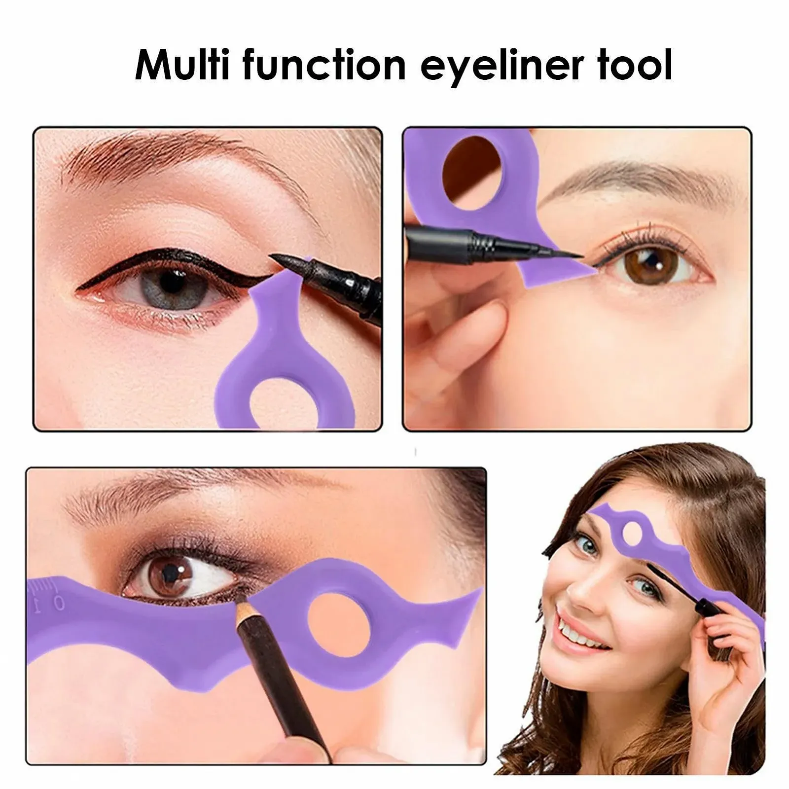 Инструмент для подводки глаз Aibyks Silikon-Eyeliner-Hilfe Многофункциональный, фото №5 Инструмент для подводки глаз Aibyks Silikon-Eyeliner-Hilfe Многофункциональный, фото №5