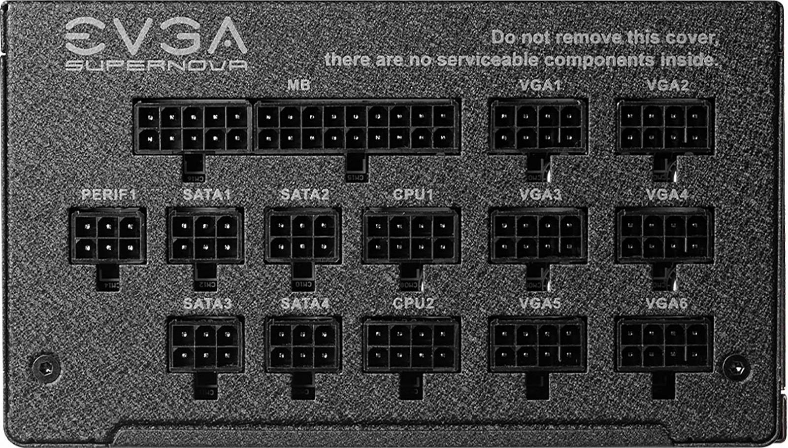 Блок живлення EVGA Supernova 1000 P3 80 Plus Platinum Black, фото №4