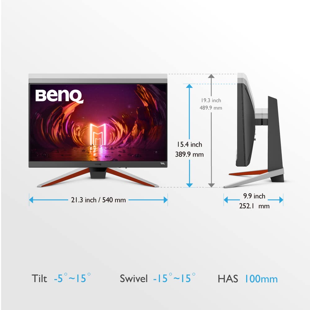 Монітор BenQ MOBIUZ EX240 Gaming (23.8 дюйма IPS 165 Гц 1 мс HDR сумісний з 144 Гц), фото №3
