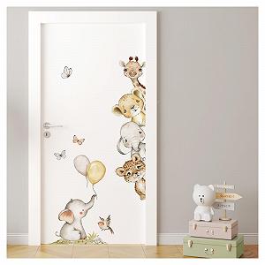 Наклейка на дверь Little Deco Safari Animals DL5080 Right - Фото 1