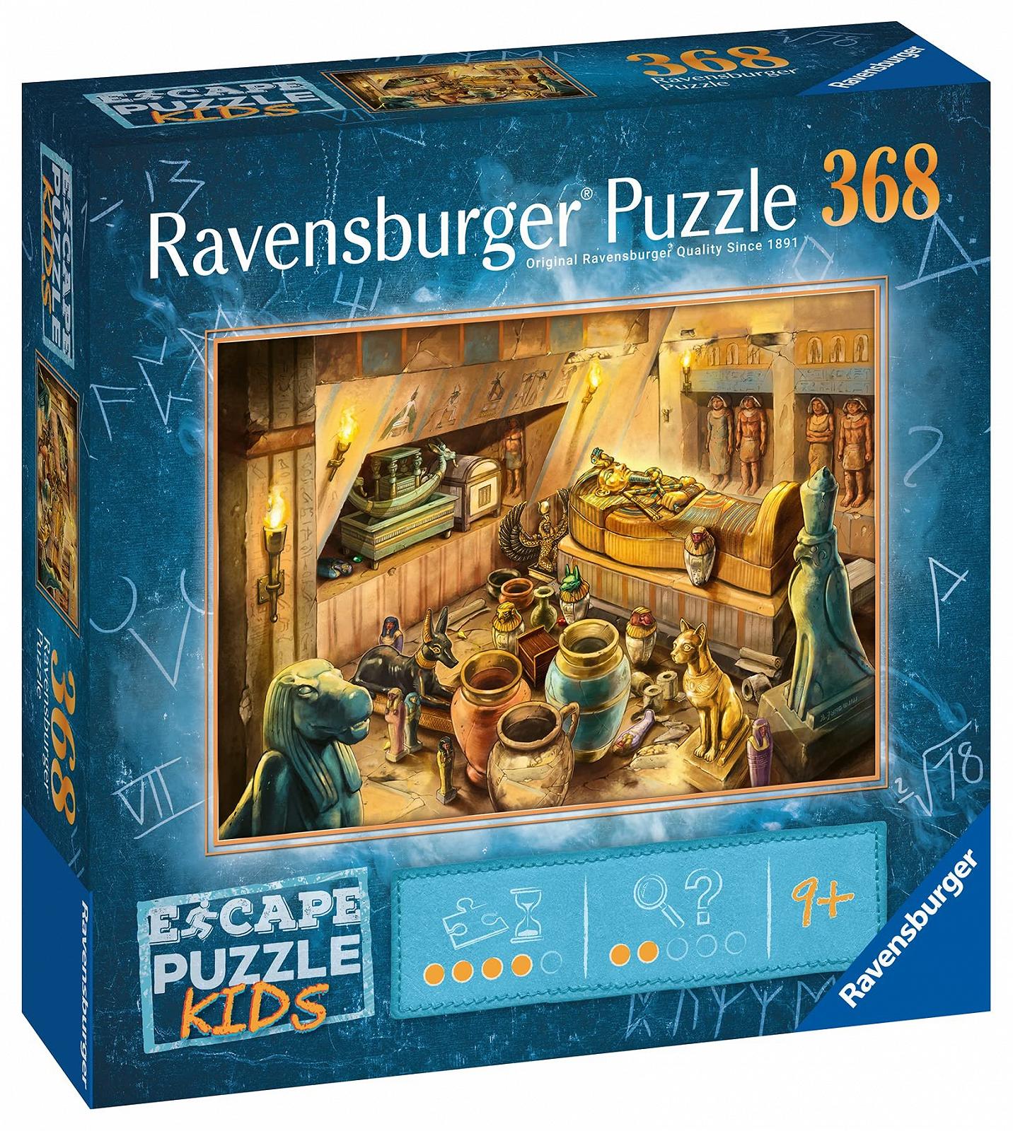 Пазл-квест Ravensburger Escape Kids Ancient Egypt 368 деталей от 9 лет, фото №4 Пазл-квест Ravensburger Escape Kids Ancient Egypt 368 деталей от 9 лет, фото №4