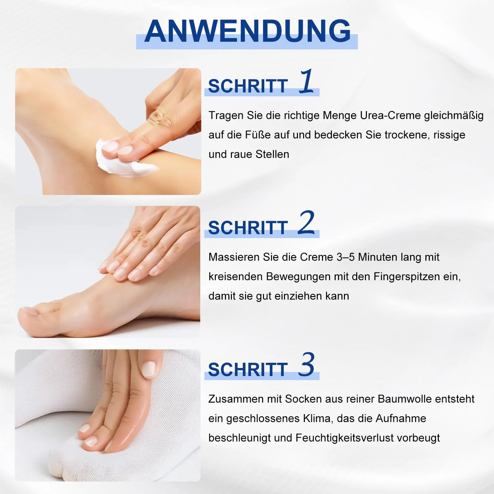 Крем для ног Urea Intensive Moisturising and Quick Absorbing 60% для ног и рук 300 мл, фото №7