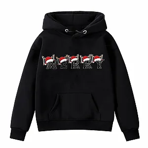 Детский джемпер для мальчиков Рождественский детский свитшот с длинными рукавами и принтом букв Легкий свитшот Блузка Топ synthetic.ua - Фото 1