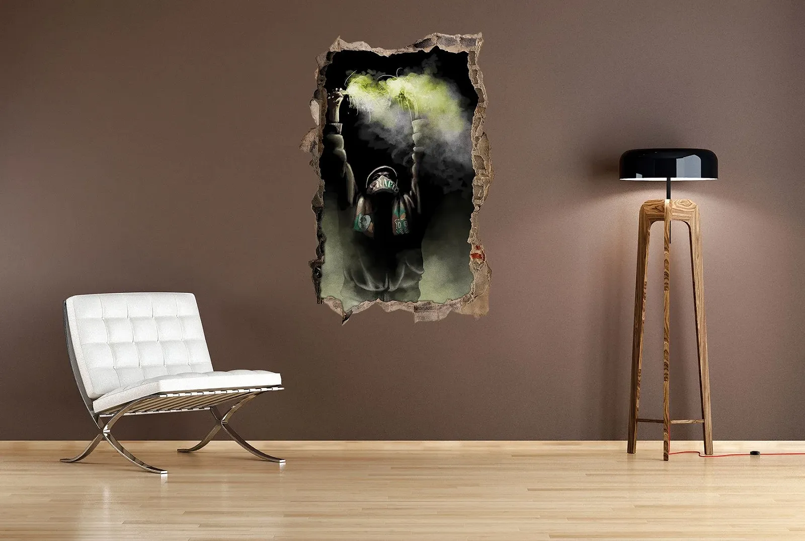 Настенный стикер Ultras Rapid 3D 92 x 62 см, фото №2 Настенный стикер Ultras Rapid 3D 92 x 62 см, фото №2