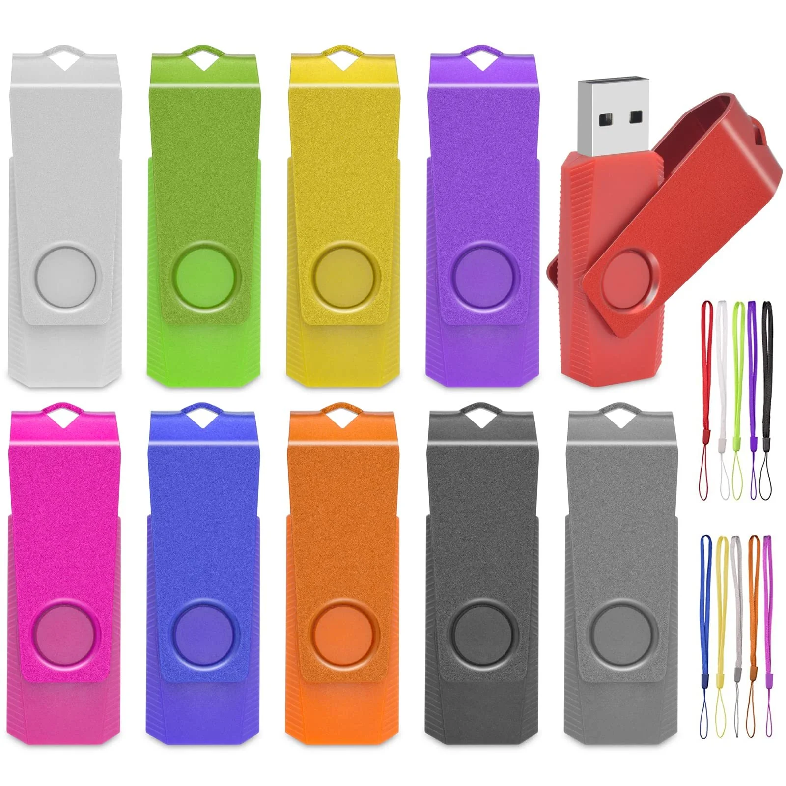 USB-накопичувачі AreTop 4GB USB 2.0 Набір 10 шт. Різнокольорові, фото №1 USB-накопичувачі AreTop 4GB USB 2.0 Набір 10 шт. Різнокольорові, фото №1