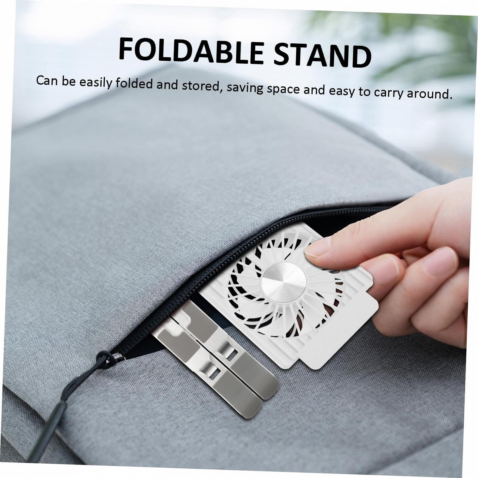 Охлаждающая подставка для ноутбука Vaguelly Алюминиевый сплав Серебристый, фото №4