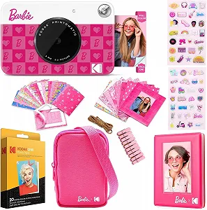 Фотокамера мгновенной печати Kodak x Barbie Printomatic Подарочный набор Розовый - Фото 1