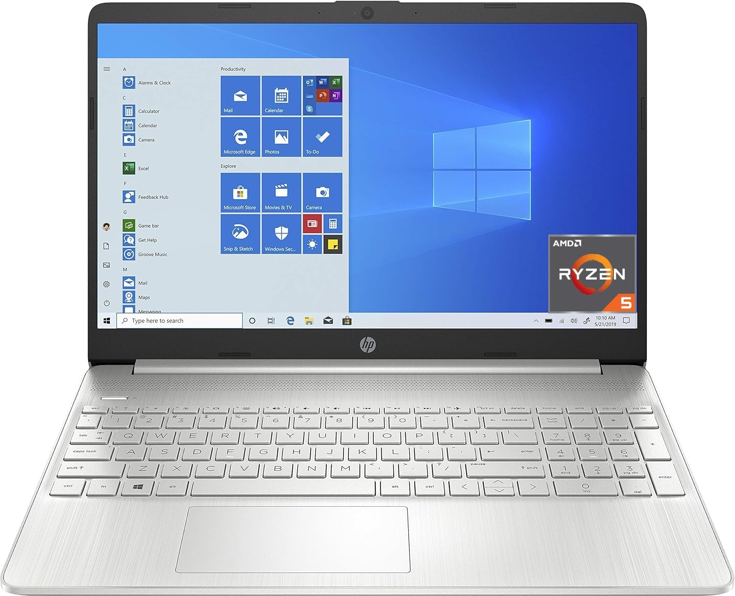 Ноутбук 15.6" HP 15s-eq2117ns AMD Ryzen 5 5500U RAM 8GB SSD 512GB Windows 11 (UKR), фото №1