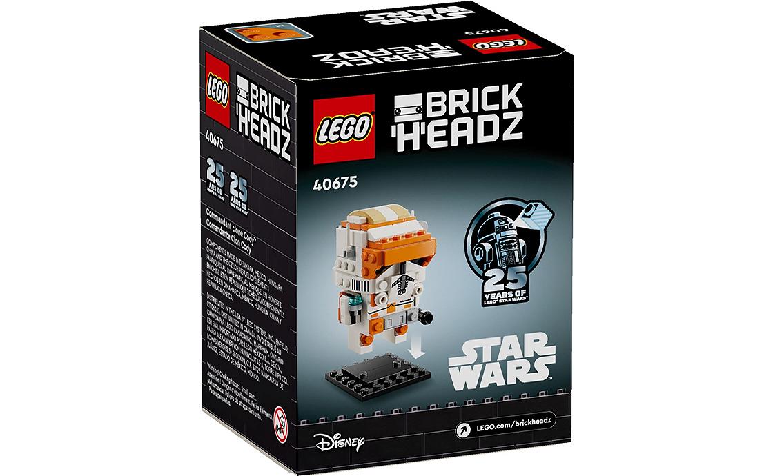 Конструктор Лего LEGO Brick Headz Командор клонов Коди (40675), фото №3
