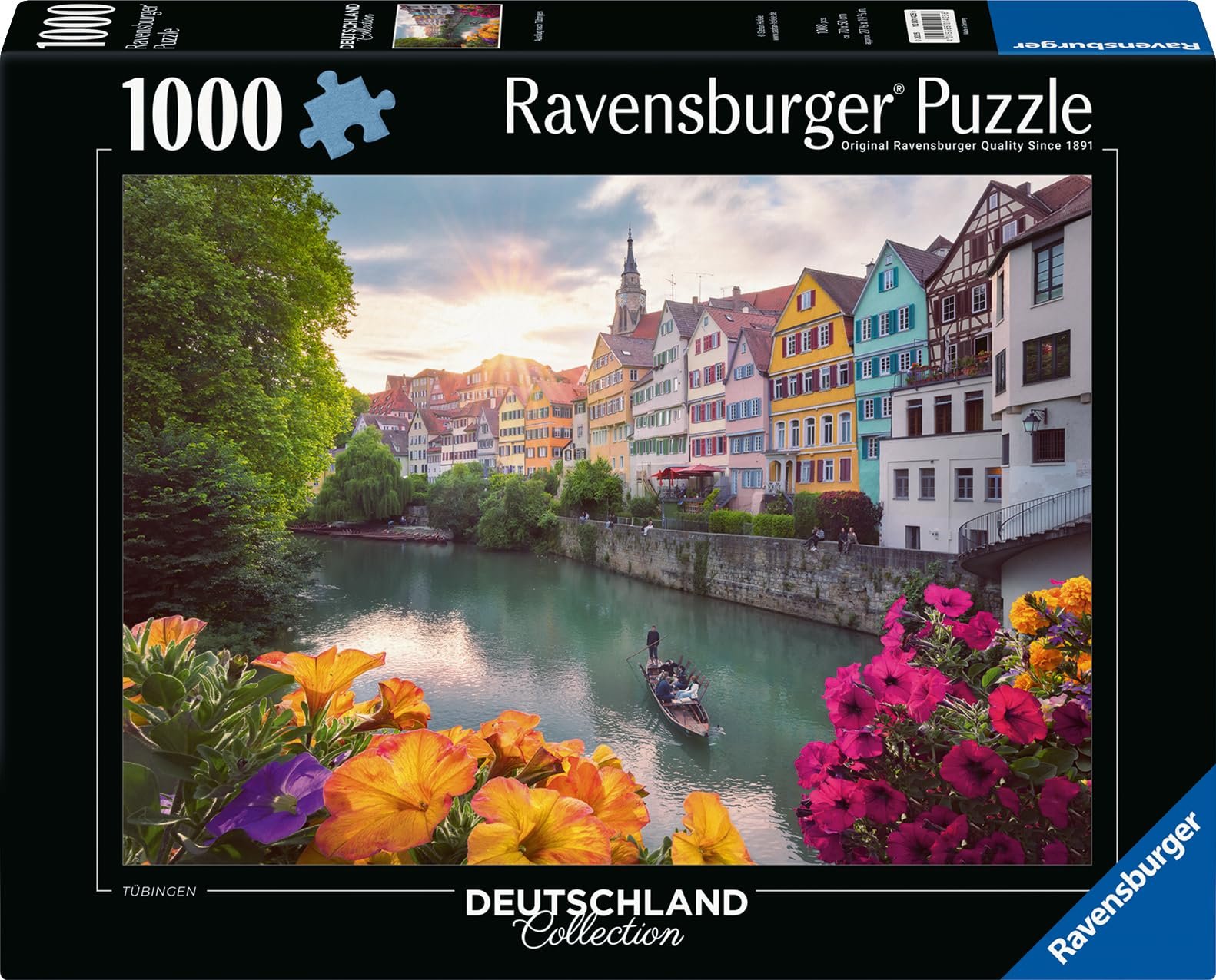 Пазл Ravensburger Germany Collection 12001425 Trip to Tübingen 1000 деталей, фото №1