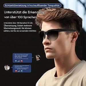 KI Очки-переводчик Легкие и стильные KI очки для женщин, мужчин, путешествий, чтения, бизнеса synthetic.ua - Фото 1