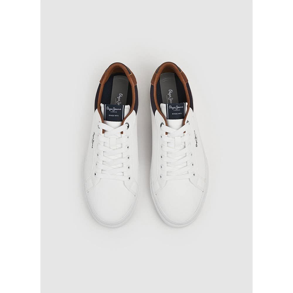 Кросівки Pepe Jeans Court De Kenton Navy Шкіряні, фото №4