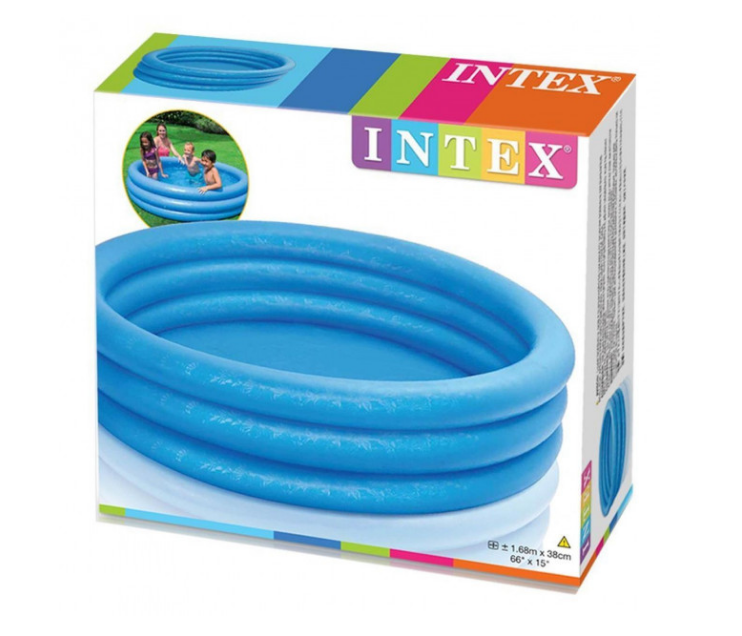 Басейн Intex 58446 NP Кристал розміром 168х38 см об'єм 481л від 3 років, фото №1