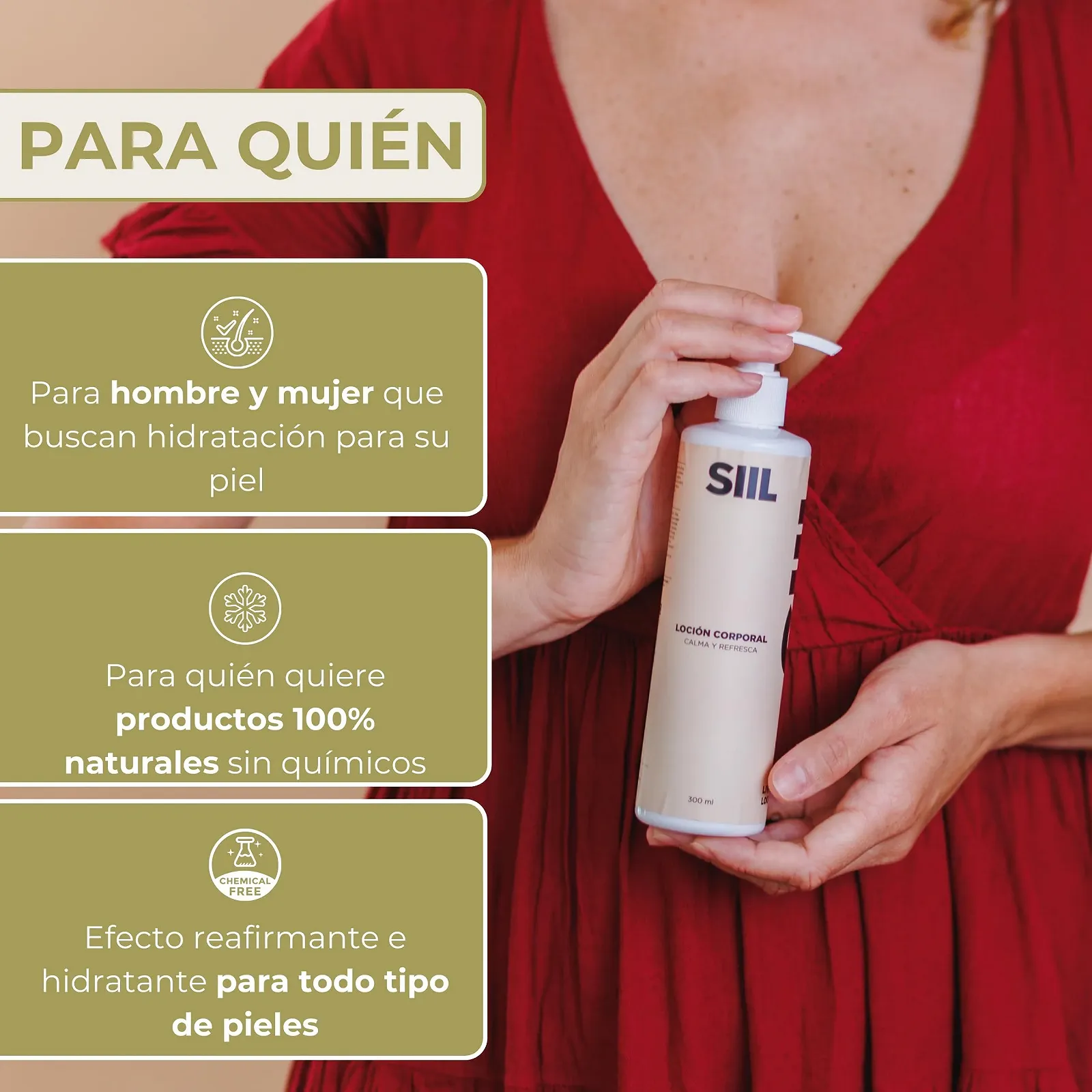 Лосьйон для тіла SIIL Rejuvenating 300 мл Зволожуючий та зміцнюючий з маслом ши та шипшини Звичайний Без парабенів, фото №4