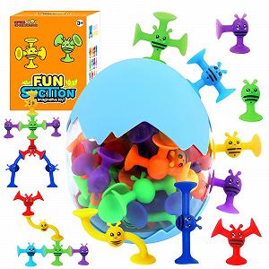 Игрушка на присосках Детская 30 штук Силиконовая - Фото 1