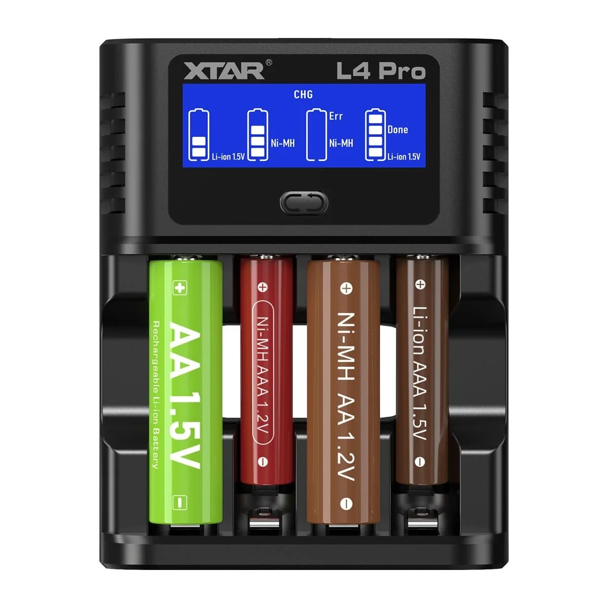 Зарядное устройство для аккумуляторов AA/AAA XTAR L4 Pro, фото №1 Зарядное устройство для аккумуляторов AA/AAA XTAR L4 Pro, фото №1