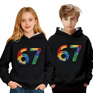 Худи Детский Худи для мальчиков Толстовка для девочек Детская мода Удобный Повседневный Худи Зимний Теплый Милый EIS 67 Принт Дышащий Пуловер Толстовка Флисовая Куртка Свитер с длинными рукавами synthetic.ua - Фото 1