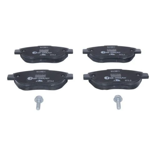 Комплект гальмівних колодок, дискове гальмо ATE 13.0460-3811.2 для CITROËN FIAT PEUGEOT, фото №2 Комплект гальмівних колодок, дискове гальмо ATE 13.0460-3811.2 для CITROËN FIAT PEUGEOT, фото №2