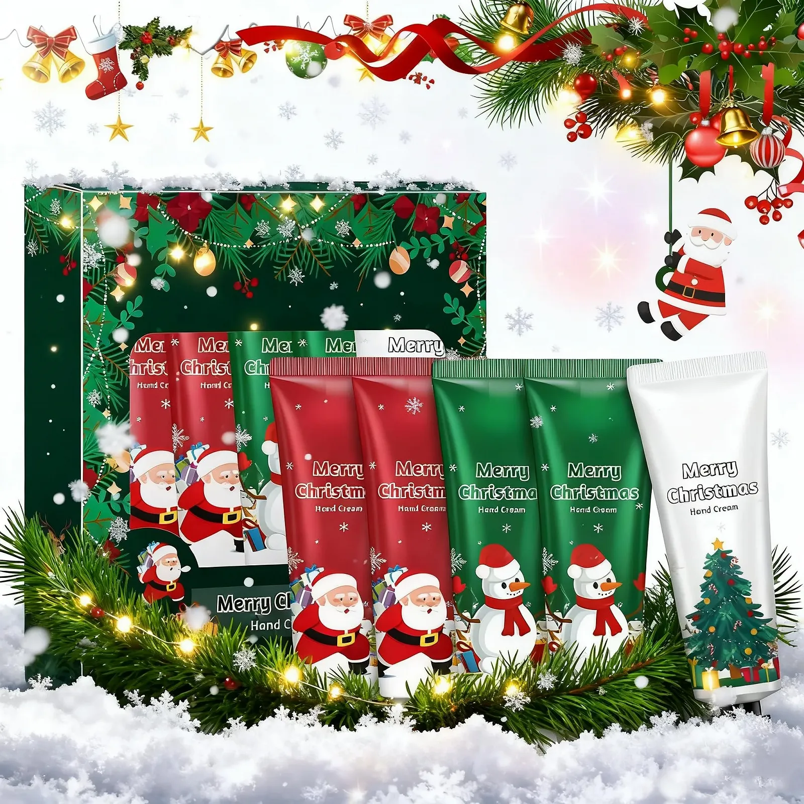 Крем для рук Mini Christmas, Набір кремів для рук, 5 шт, фото №1