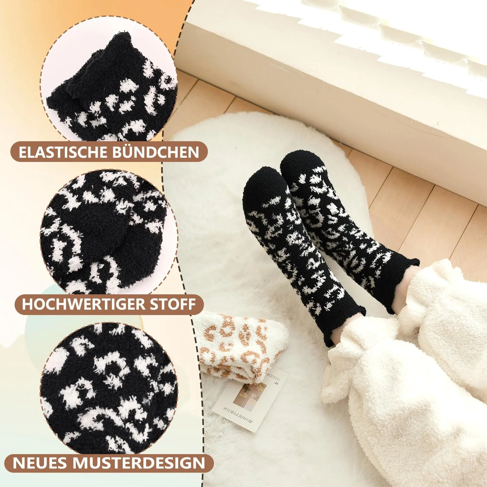 Жіночі М'які Шкарпетки Флісові, фото №2 Жіночі М'які Шкарпетки Флісові, фото №2