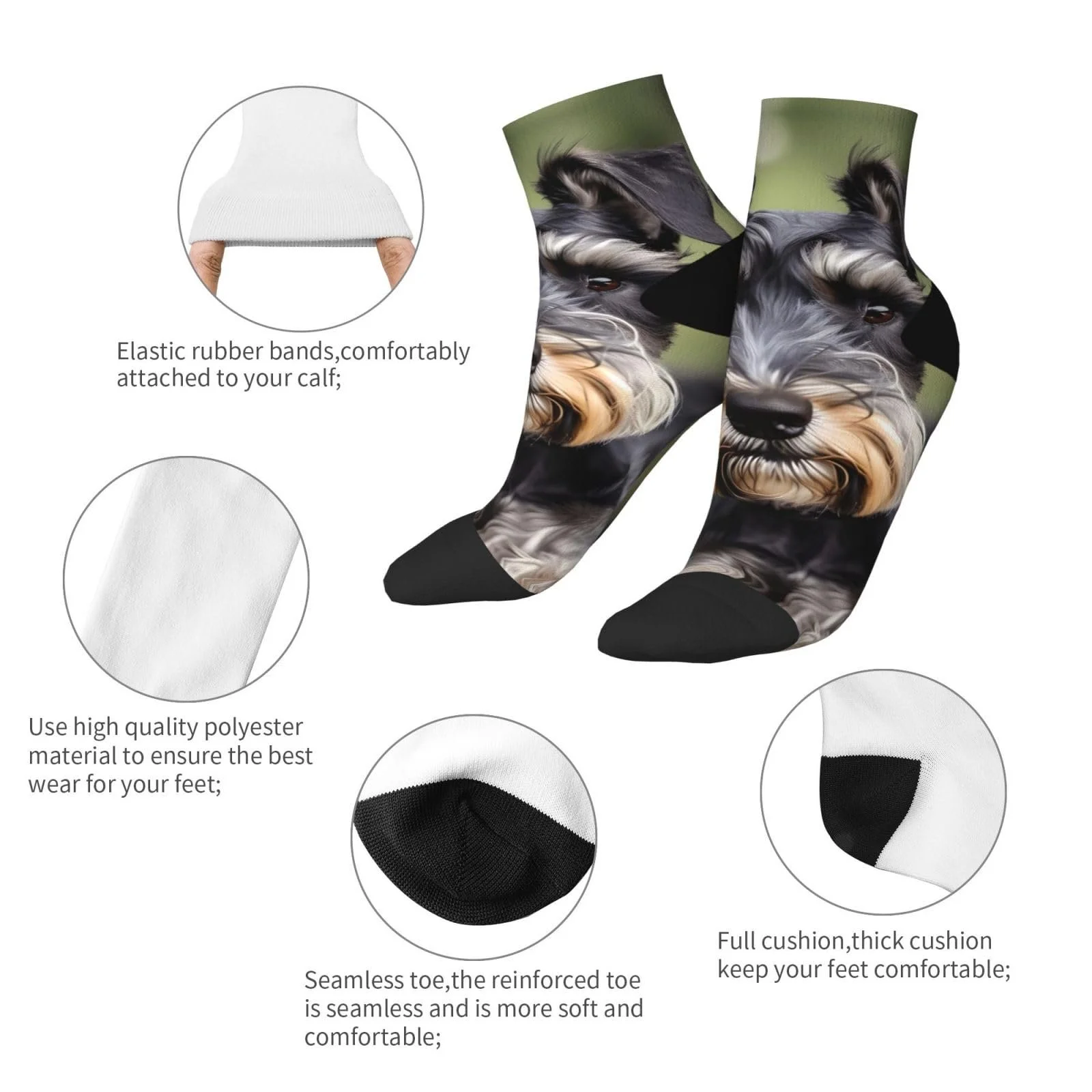 Шкарпетки SSIMOO Повсякденні, Підходять для будь-якої пори року, Універсальний розмір, фото №6