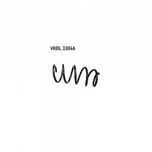 Пружина підвіски SKF VKDL 33046 для OPEL, передній міст - Фото 1