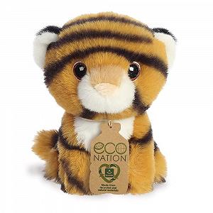 Мягкая игрушка Aurora Eco Nation Mini Tiger 13 см разноцветная - Фото 1