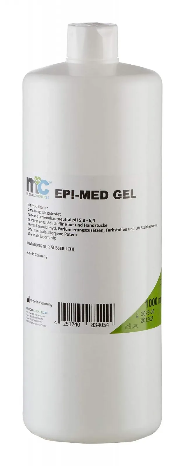 Гель контактный для лазерной эпиляции EPIMED IPL 1 л, фото №1 Гель контактный для лазерной эпиляции EPIMED IPL 1 л, фото №1