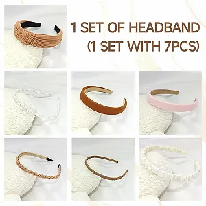 Набор женских обручей для волос, 7 штук synthetic.ua - Фото 1