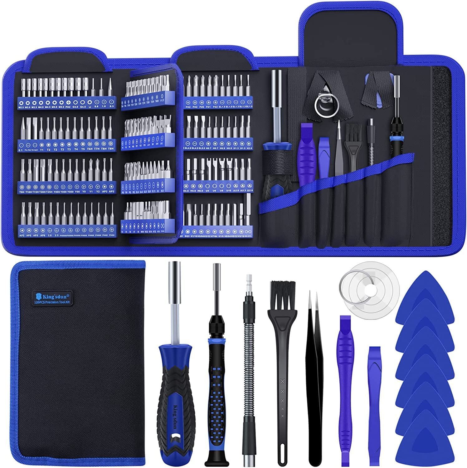 Набір викруток Pardarsey 170 в 1 багатофункціональний прецизійний з магнітним драйвером з гнучким валом, подовжувальною штангою для мобільного телефону, ігрової консолі, планшета, дозвільних машин, фото №1