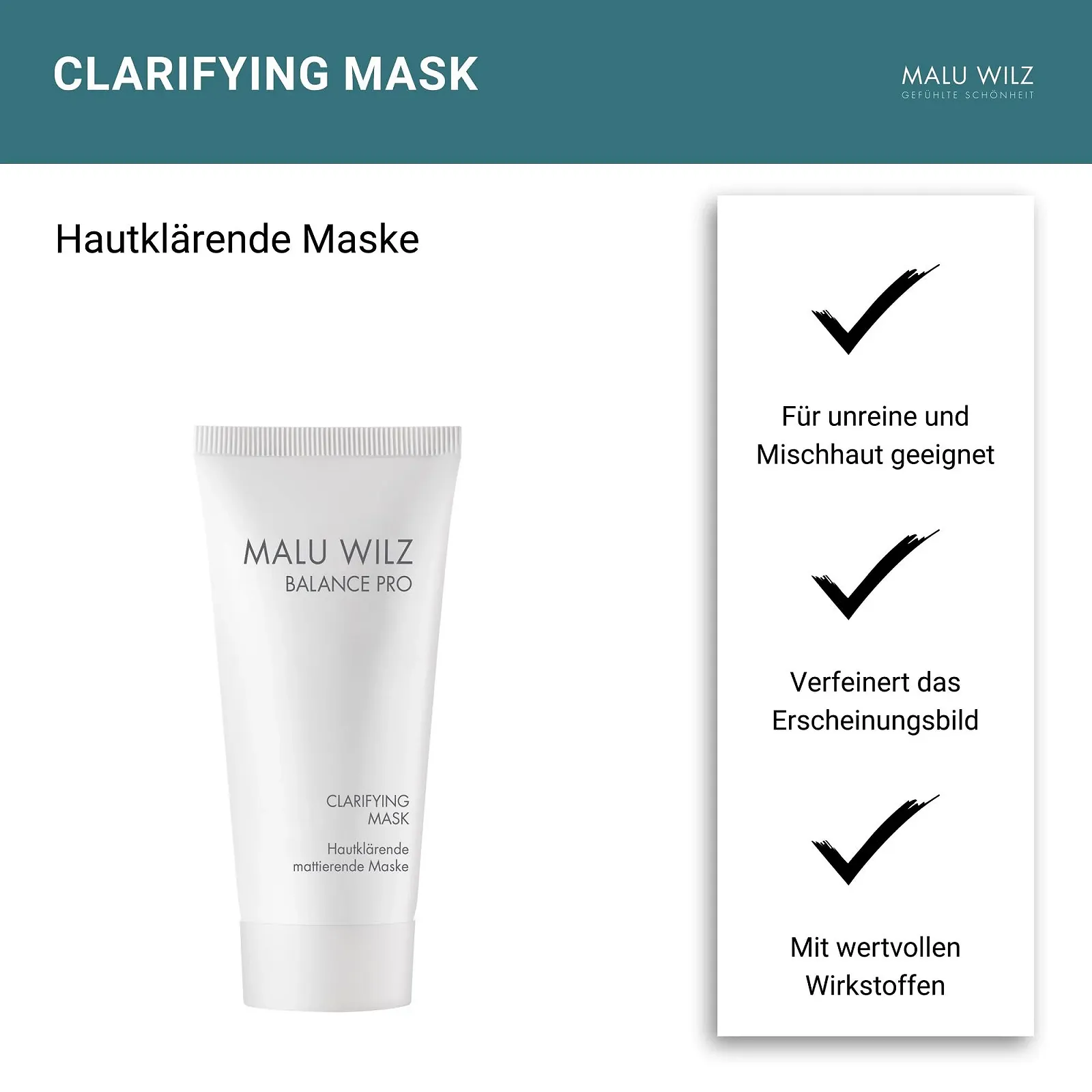 Маска Malu Wilz Clarifying для лица, фото №3 Маска Malu Wilz Clarifying для лица, фото №3