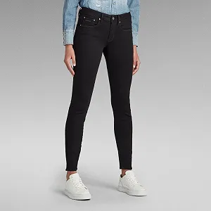 Купити Жіночі джинси G‑STAR RAW 3301 Mid Skinny Elto Nero Black - 28 - Фото 1 Жіночі джинси G‑STAR RAW 3301 Mid Skinny Elto Nero Black - 28 - Фото 1
