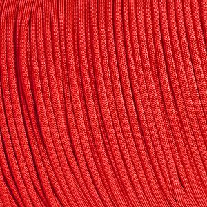 Паракорд West Coast Paracord 550 Type III 7 Strand, нейлон, однотонний, червоний (30 метрів) - Фото 1