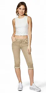 Купити Жіночі капрі-шорти MAVI Marina у кольорі Taupe сіро-бежевий - 28 - Фото 1 Жіночі капрі-шорти MAVI Marina у кольорі Taupe сіро-бежевий - 28 - Фото 1