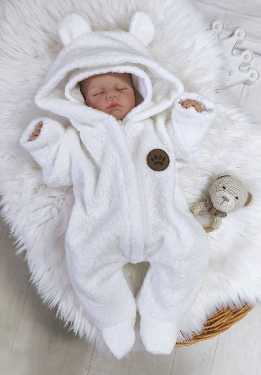 Конверт для новонародженого та людина демісезон Тедді молочний (А00060), фото №3 Конверт для новонародженого та людина демісезон Тедді молочний (А00060), фото №3