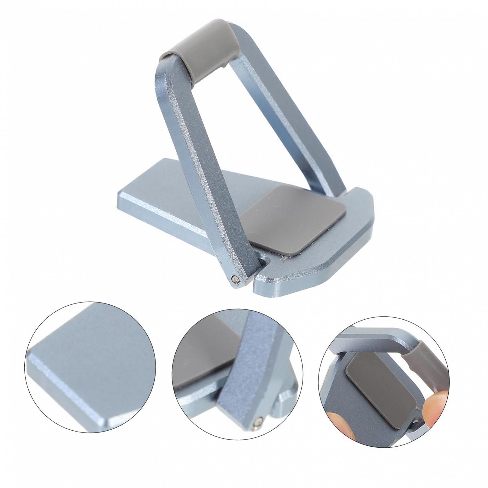 Подставка для ноутбука NUOBESTY из алюминиевого сплава, маленькая и компактная подставка для охлаждения ноутбука, подставка для клавиатуры ПК с углом наклона для оптимальной теплопередачи и надежного удержания, фото №5