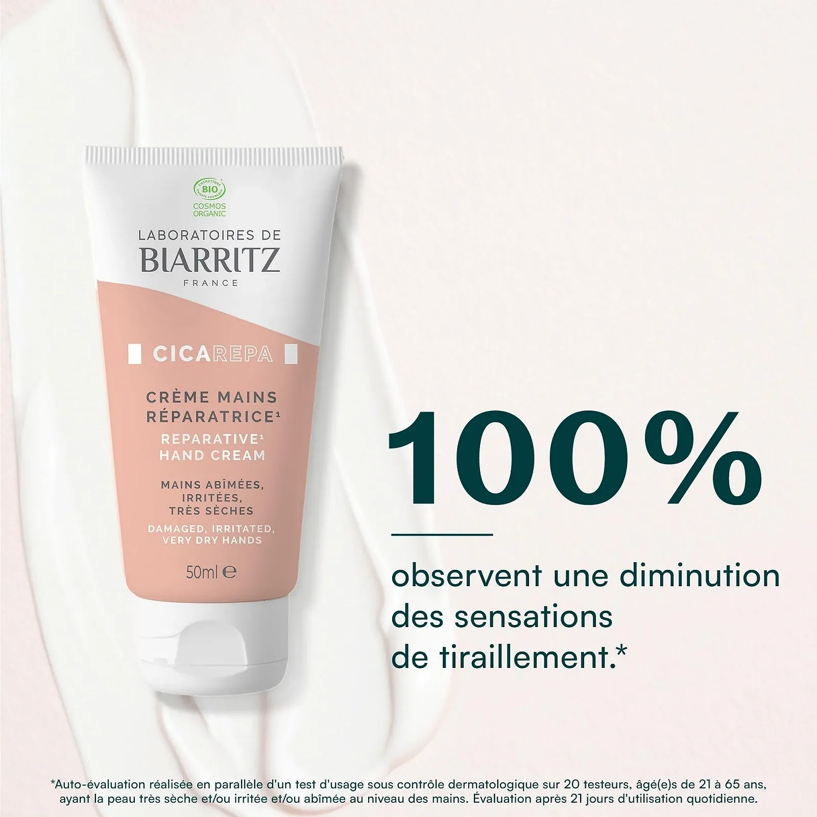 Крем для рук Laboratoires de Biarritz Alga Cicosa Organic Repair 50 мл, фото №6