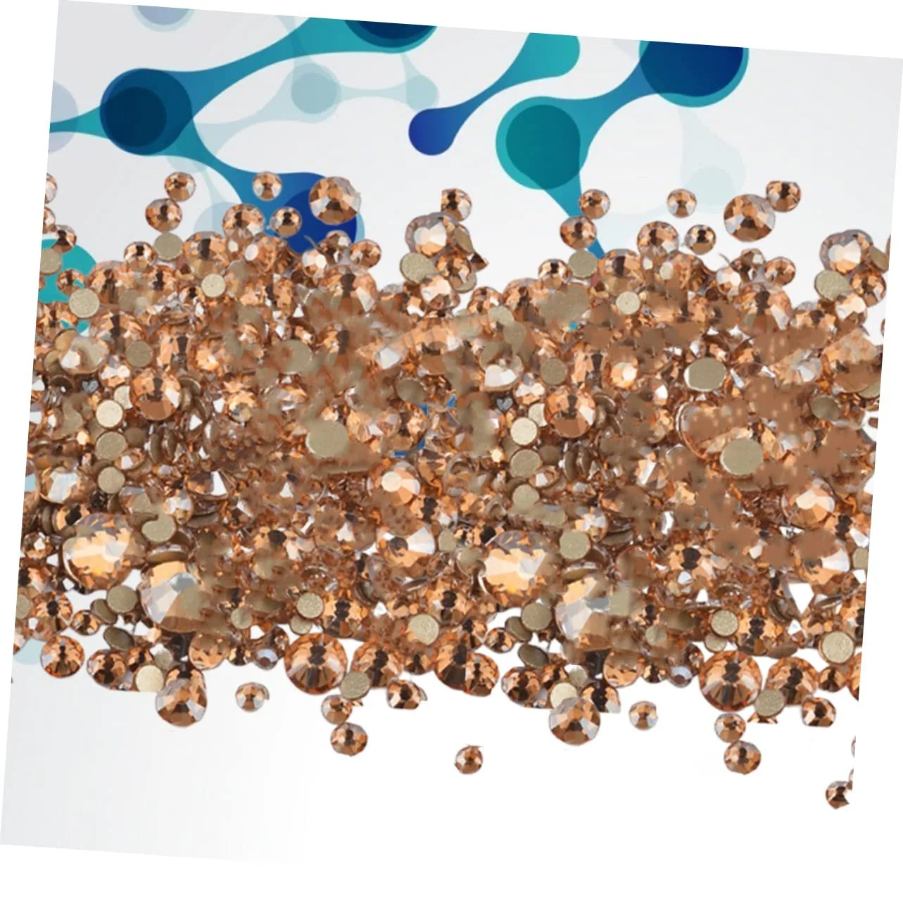 Стрази для нігтів 2880 шт. Кришталевий декор, кристали для манікюру, фото №5