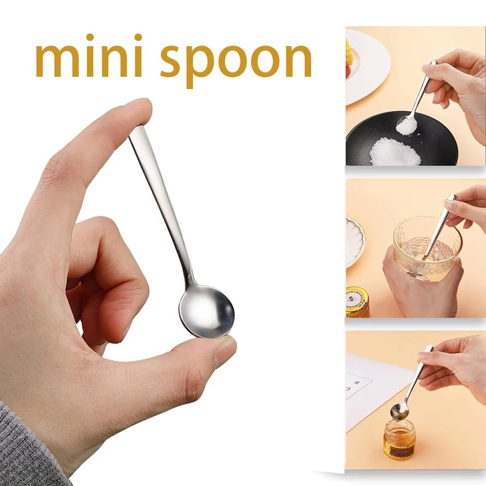 Ложка Еспресо Mini Brand Series Model 7.5 см, нержавіюча сталь, 8 шт, фото №1