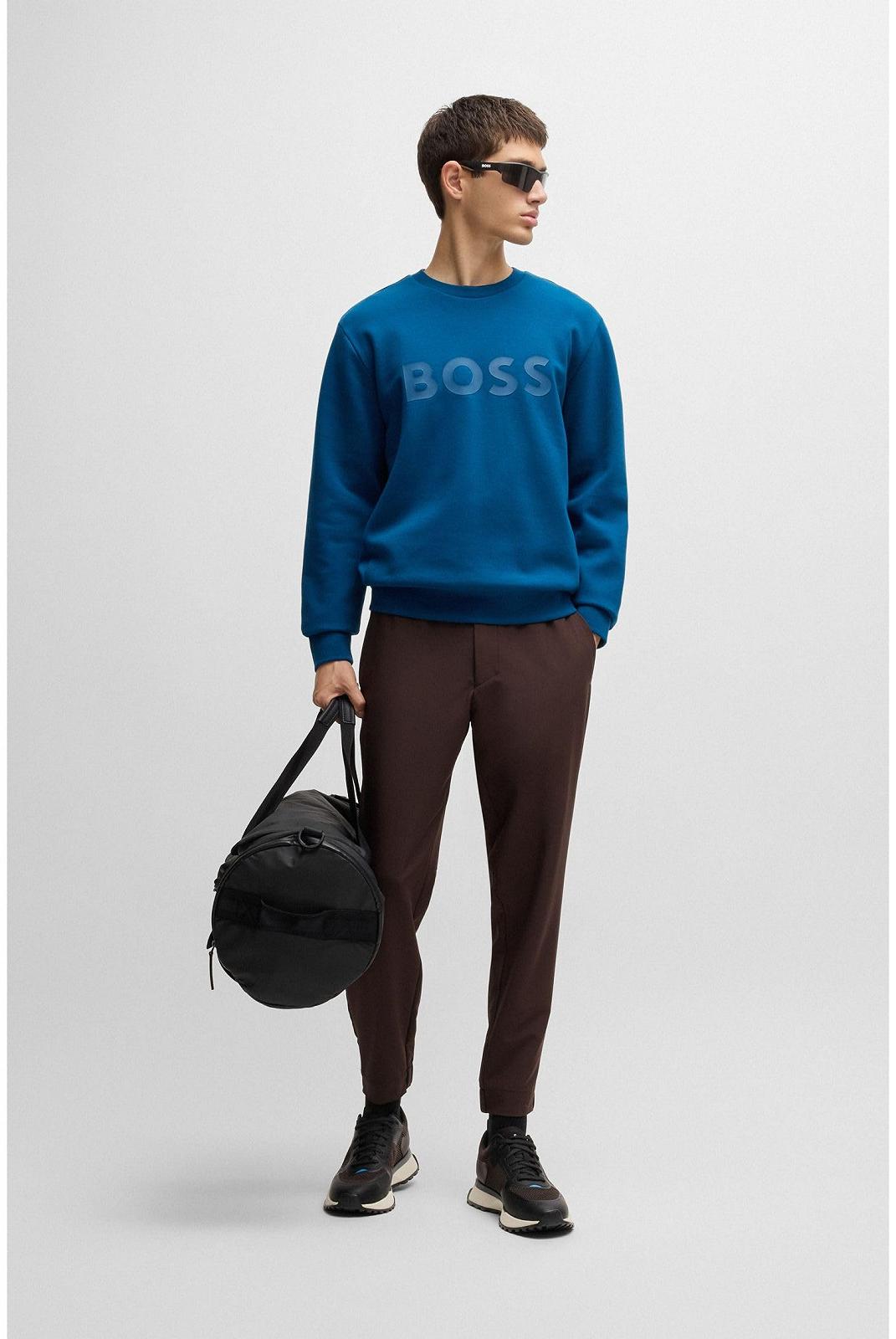 Кросівки BOSS Jonah Runn Чоловічі З різних матеріалів з сіткою та логотипами, фото №4 Кросівки BOSS Jonah Runn Чоловічі З різних матеріалів з сіткою та логотипами, фото №4