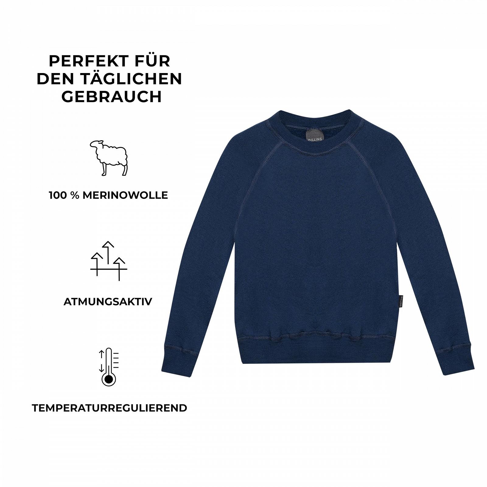 Світшот Dilling Kids Натуральна мериносова вовна, фото №2