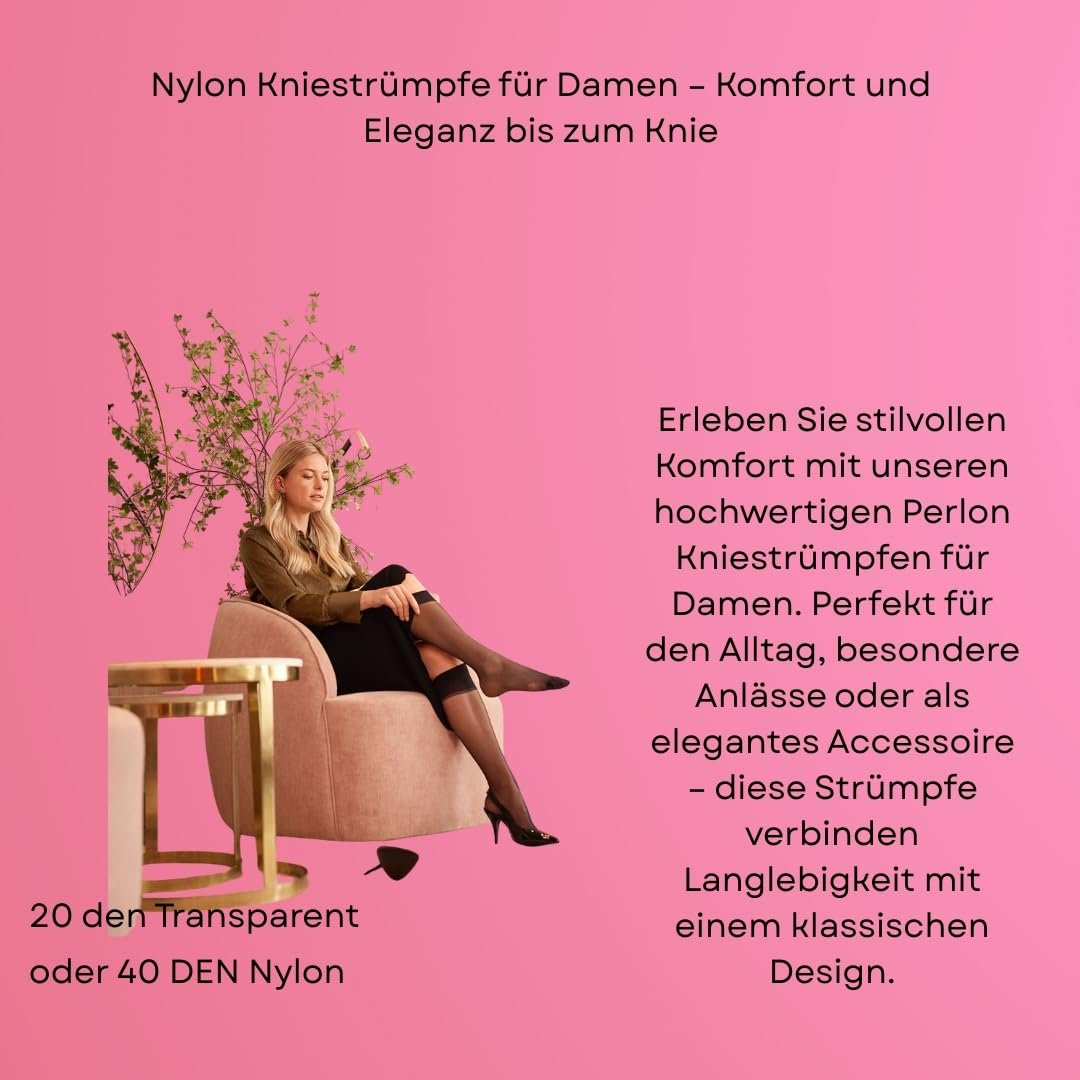 Гольфы Koronowski, 5 пар, 20 ден, прозрачные или 40 ден, нейлоновые, тонкие гольфы до колена, широкий комфортный пояс для женщин, фото №5