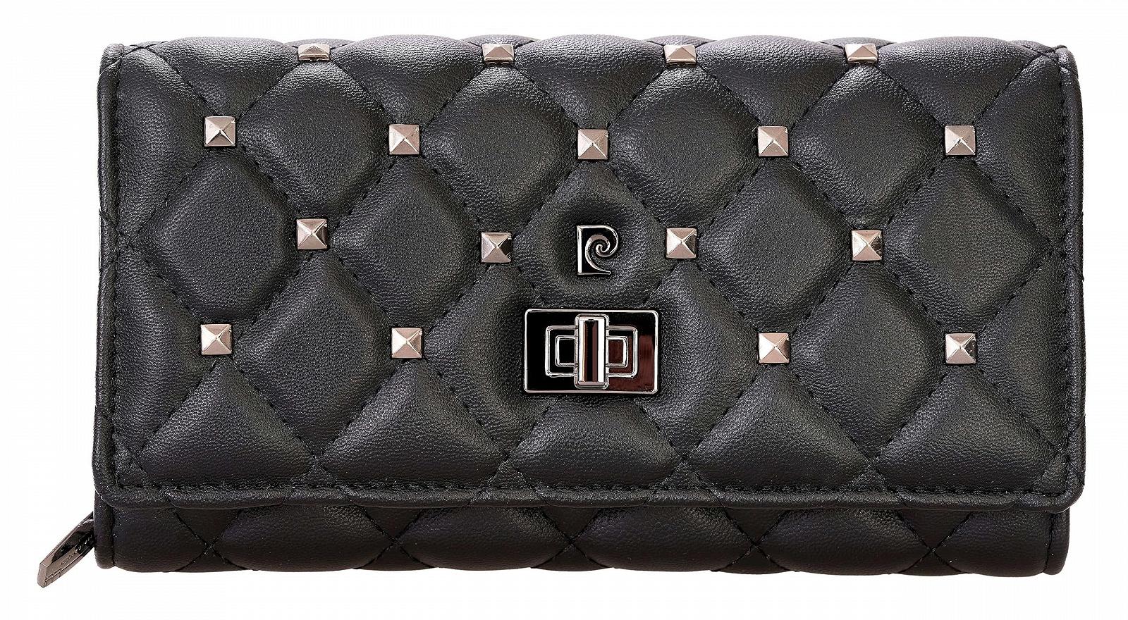 Кошелек Pierre Cardin Женский Большой Вместительный Искусственная кожа Черный, фото №1