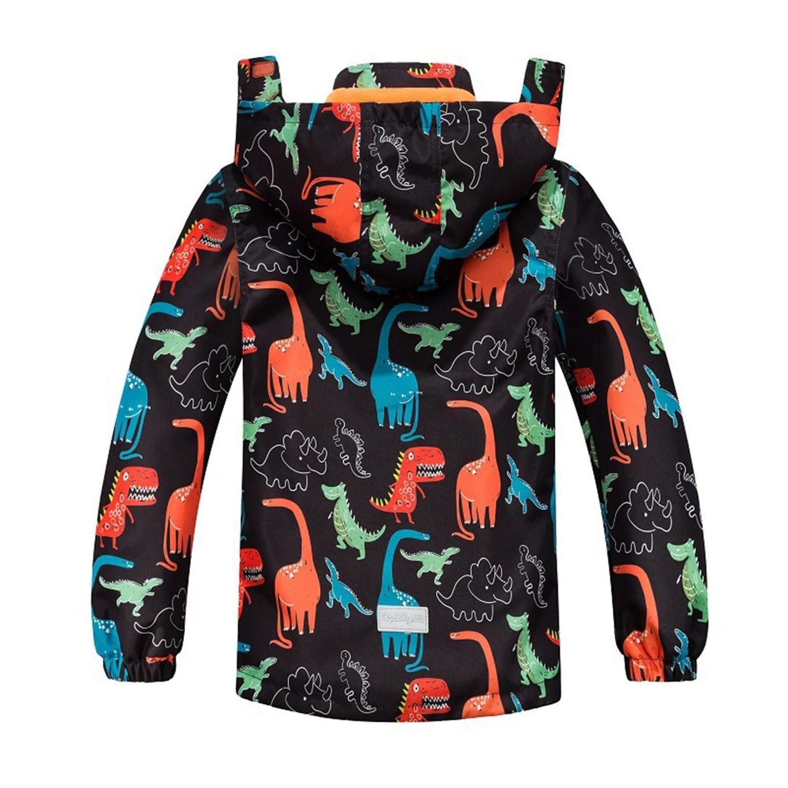 Ветровка дышащая с капюшоном и флисовой подкладкой Generisch для мальчиков Green, 5-6 лет, фото №5 Ветровка дышащая с капюшоном и флисовой подкладкой Generisch для мальчиков Green, 5-6 лет, фото №5