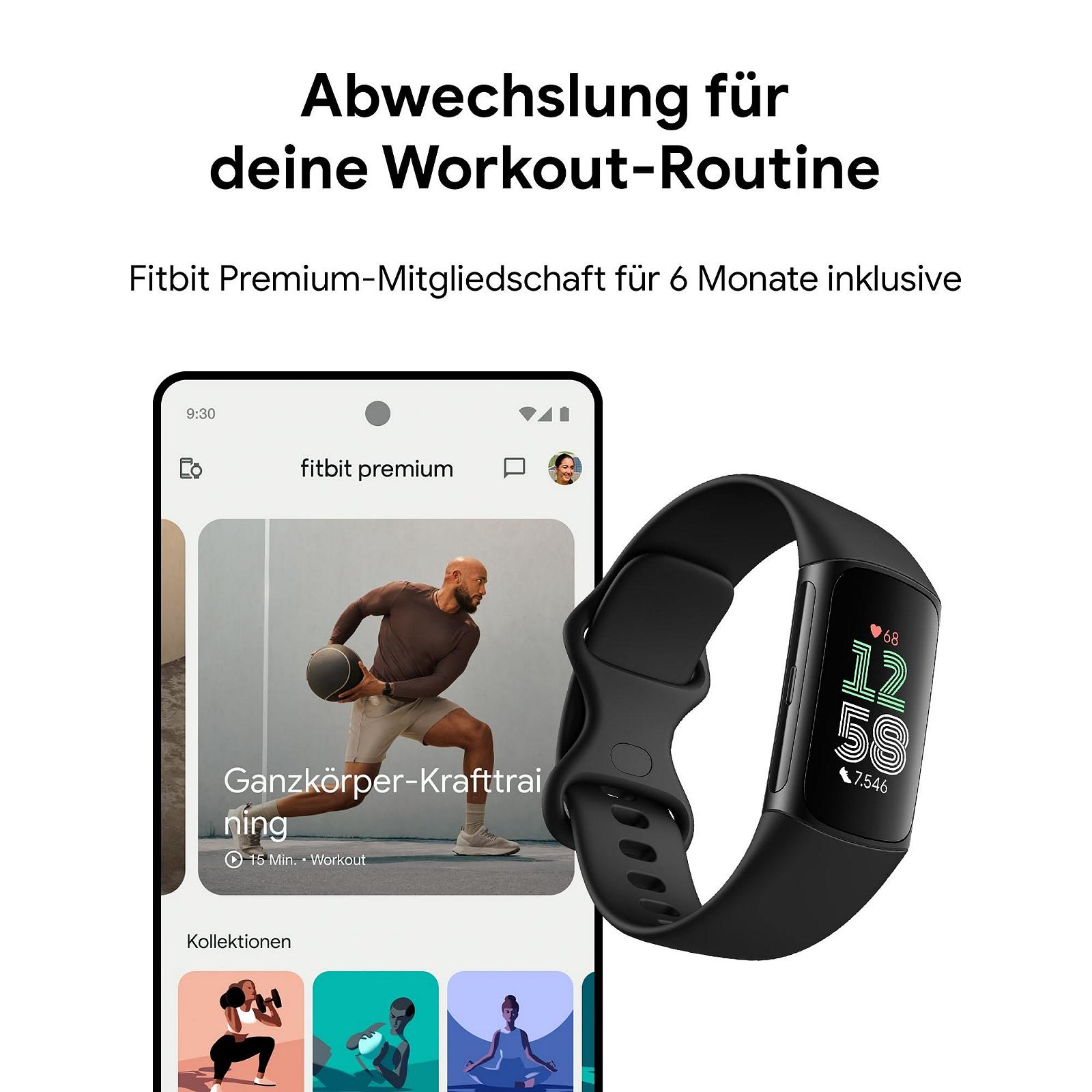 Фитнес-браслет Google Fitbit Charge 6 Черный / алюминий обсидиан, фото №7